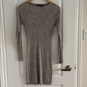 ASOS Knit Grey Marl Dress